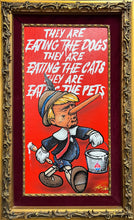 Load image into Gallery viewer, &quot;Cats and Dogs&quot; Metal Art Print by Mr.D 1987- LIMITED EDITION
